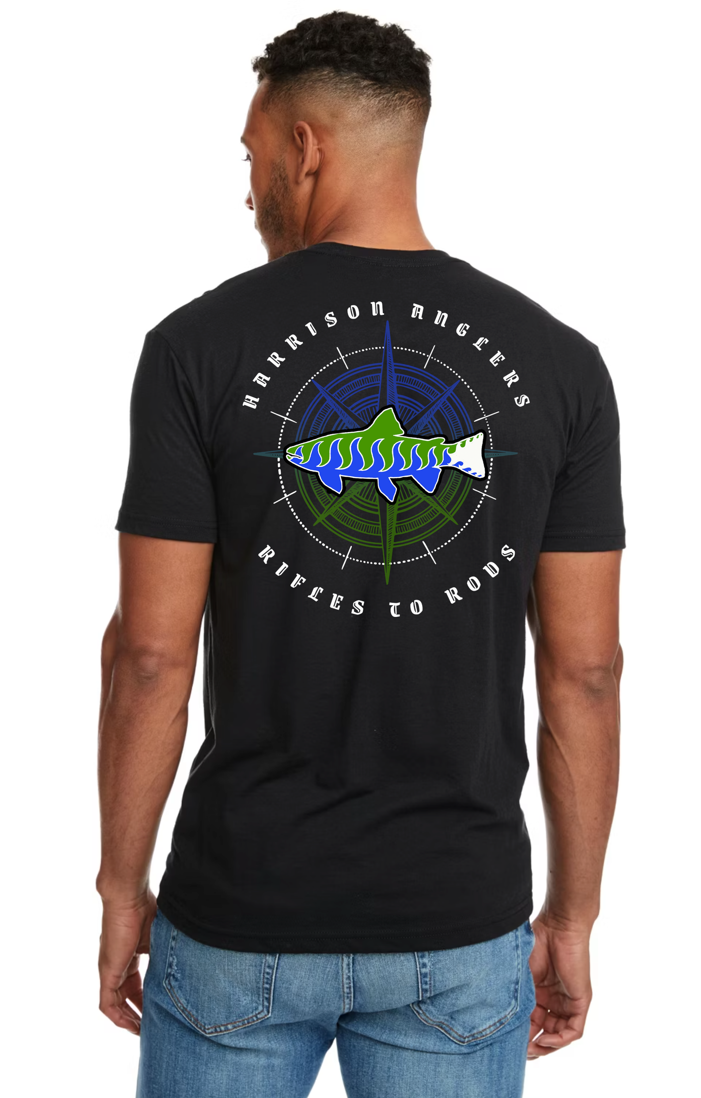 Harrison Anglers and Rifles to Rods T-shirt — Limited-Edition Charity Collaboration